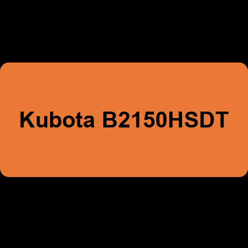Kubota B2150HSDT
